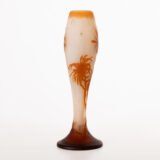 Chrysanthemum vase, Emile Galle, Nancy, 1904-1906 This beautiful vase with chrysanthemums is a masterpiece of Art Nouveau. It was created by artist and designer Emile Gallé at his factory in Nancy, France between 1904 and 1906.