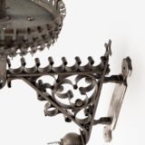 Pair of 19th Century Neo-Gothic Wrought Iron Sconces, Netherlands, Sacred Art