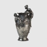 WMF Silver Plated Art Nouveau Vase with Two Tailed Mermaid and Child - circa 1905 Discover this stunning piece of decorative art from the renowned German firm WMF (Württembergische Metallwarenfabrik), a true gem from the Art Nouveau period , circa 1905.