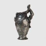 WMF Silver Plated Art Nouveau Vase with Two Tailed Mermaid and Child - circa 1905 Discover this stunning piece of decorative art from the renowned German firm WMF (Württembergische Metallwarenfabrik), a true gem from the Art Nouveau period , circa 1905.