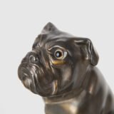 Art Deco Bulldog bookends by Franjou (Hippolyte Moreau), (1910-1920) These imposing Bulldog bookends, designed by the famous French sculptor Hippolyte Moreau under the pseudonym “Franjou”