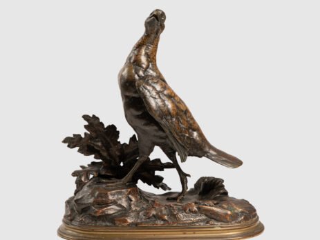 Bronze Sculpture “Pheasant” by Jules Moigniez, 19th Century - Signed & Exquisite Discover timeless elegance and artistic mastery with this exquisite 19th century bronze sculpture, created by renowned French artist Jules Moigniez.