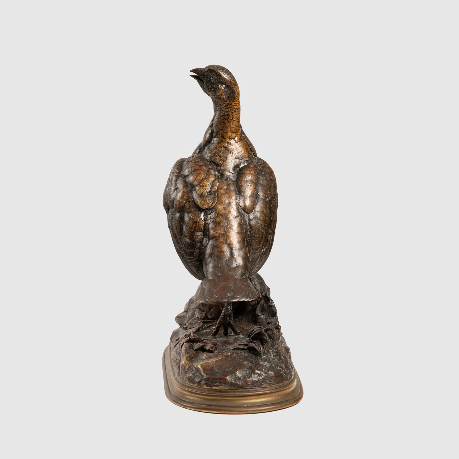 Bronze Sculpture “Pheasant” by Jules Moigniez, 19th Century - Signed & Exquisite Discover timeless elegance and artistic mastery with this exquisite 19th century bronze sculpture, created by renowned French artist Jules Moigniez.