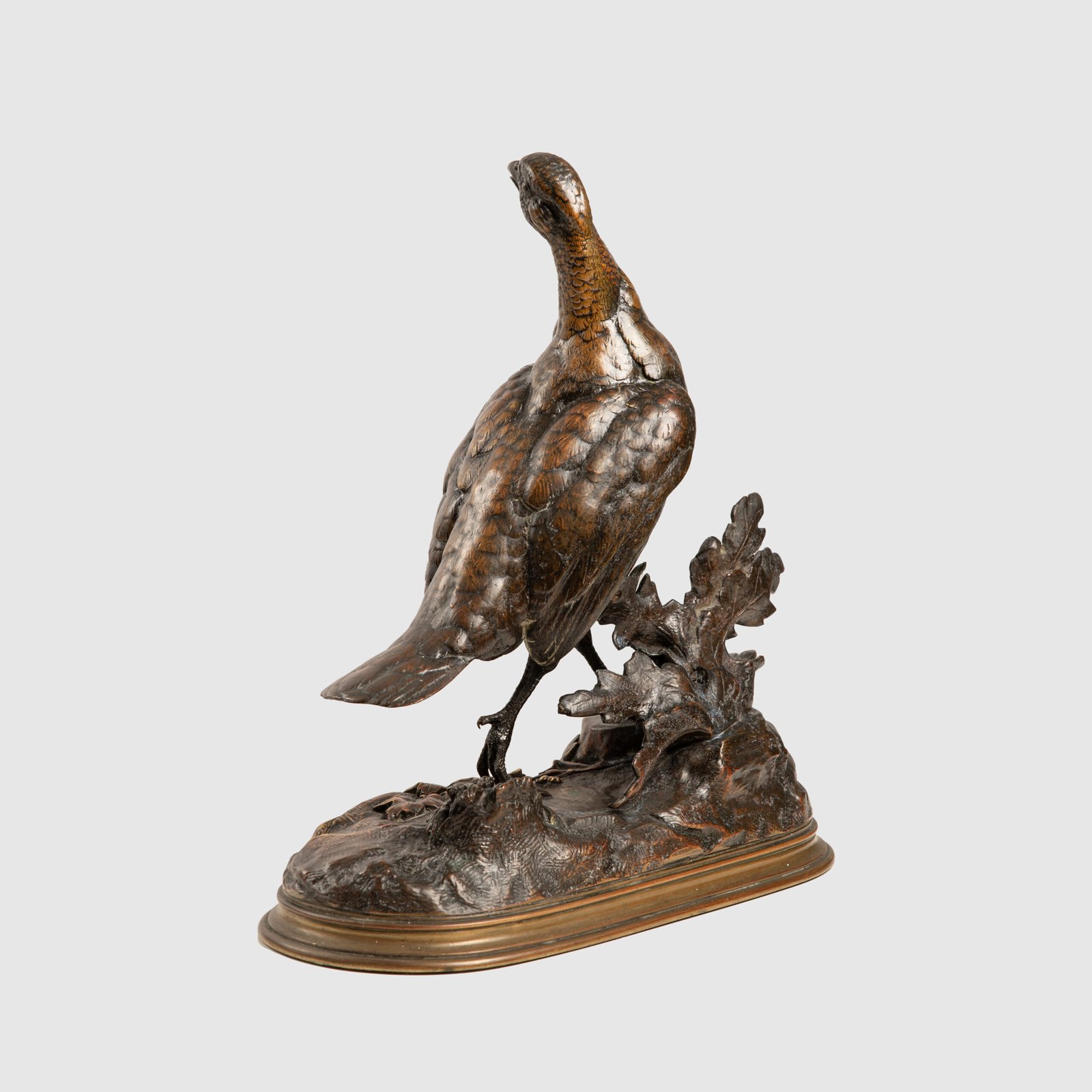 Bronze Sculpture “Pheasant” by Jules Moigniez, 19th Century - Signed & Exquisite Discover timeless elegance and artistic mastery with this exquisite 19th century bronze sculpture, created by renowned French artist Jules Moigniez.