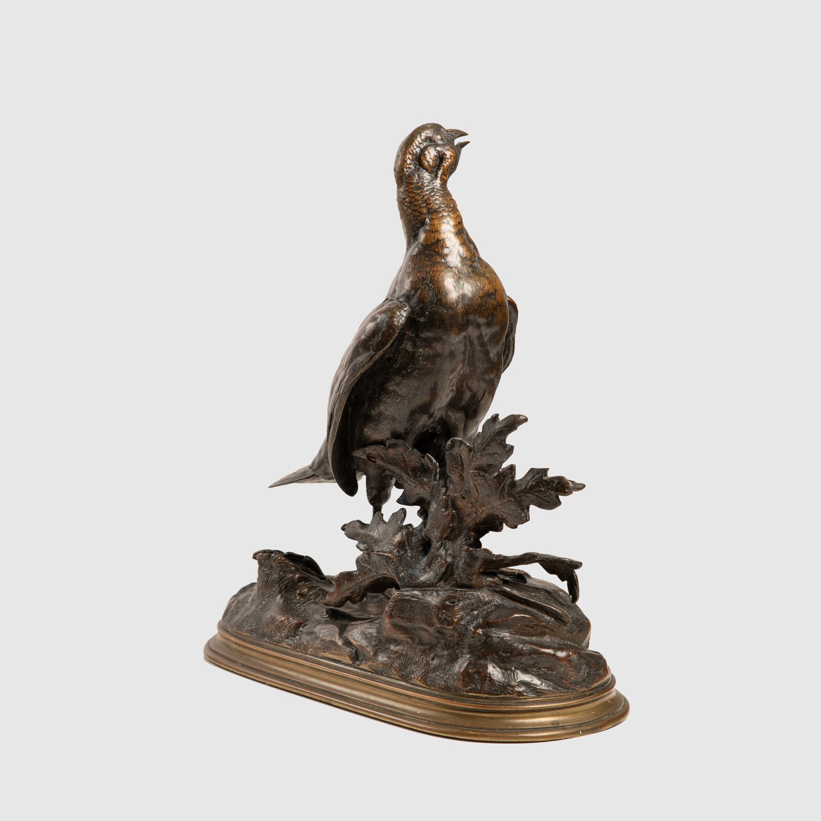 Bronze Sculpture “Pheasant” by Jules Moigniez, 19th Century - Signed & Exquisite Discover timeless elegance and artistic mastery with this exquisite 19th century bronze sculpture, created by renowned French artist Jules Moigniez.