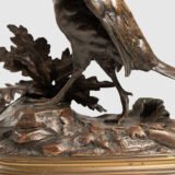 Bronze Sculpture “Pheasant” by Jules Moigniez, 19th Century - Signed & Exquisite Discover timeless elegance and artistic mastery with this exquisite 19th century bronze sculpture, created by renowned French artist Jules Moigniez.