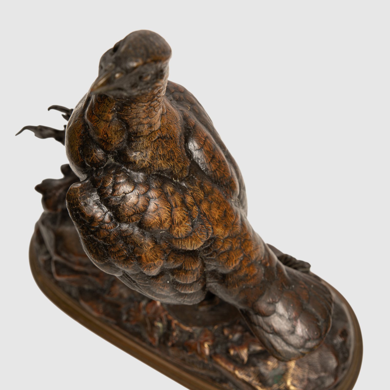 Bronze Sculpture “Pheasant” by Jules Moigniez, 19th Century - Signed & Exquisite Discover timeless elegance and artistic mastery with this exquisite 19th century bronze sculpture, created by renowned French artist Jules Moigniez.