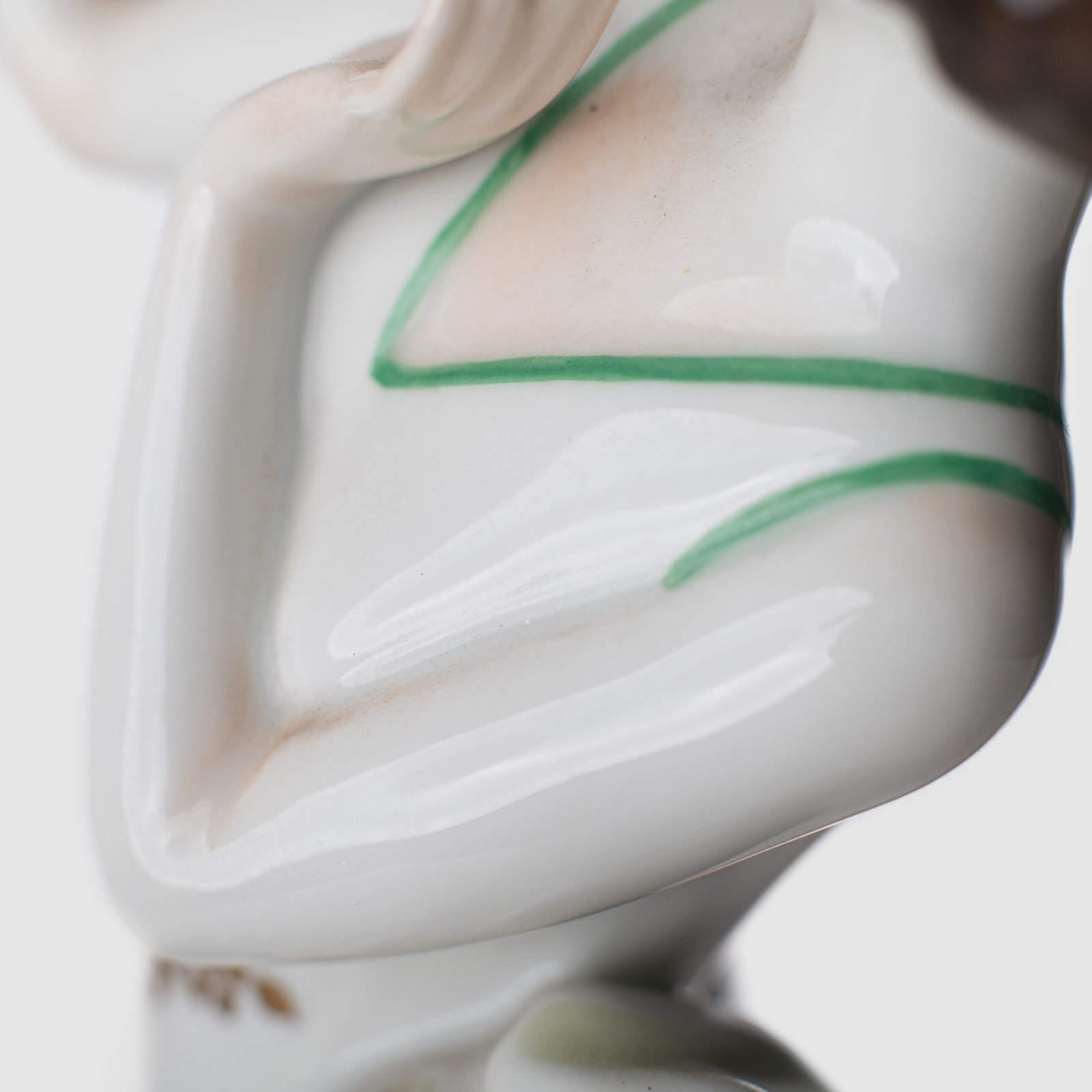 Art Deco Porcelain Figurine “Janine” by Dorothea Charol for Rosenthal, 1920's Exquisite porcelain figurine titled "Janine ” designed by renowned sculptor and designer Dorothea Charol for Rosenthal, one of the most prestigious German manufactures. Made in the 1920's, this piece represents the elegant and dynamic spirit of the Art Deco period.