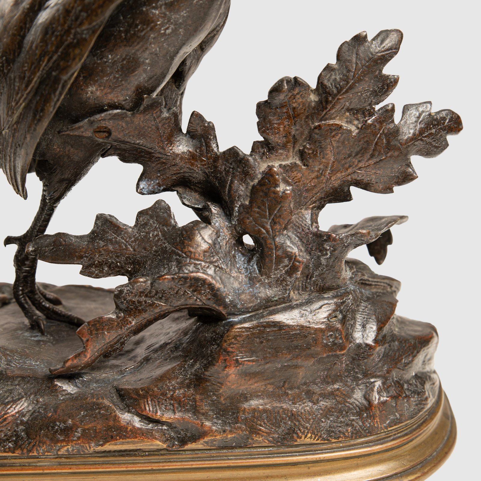 Bronze Sculpture “Pheasant” by Jules Moigniez, 19th Century - Signed & Exquisite Discover timeless elegance and artistic mastery with this exquisite 19th century bronze sculpture, created by renowned French artist Jules Moigniez.