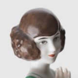 Art Deco Porcelain Figurine “Janine” by Dorothea Charol for Rosenthal, 1920's Exquisite porcelain figurine titled "Janine ” designed by renowned sculptor and designer Dorothea Charol for Rosenthal, one of the most prestigious German manufactures. Made in the 1920's, this piece represents the elegant and dynamic spirit of the Art Deco period.