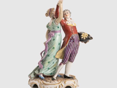 Exquisite Frankenthal porcelain figure by Carl Theodor, Rococo 18thC Danseurs de Bal sculpture Exquisite Frankenthal porcelain figure by Carl Theodor, Rococo 18thC Danseurs de Bal sculpture Antique Porcelain Figure “Danseurs de Bal” of Frankenthal by Carl Theodor, 18th Century We present a splendid 18th century porcelain figurine, depicting a dancing couple, the work of renowned artist Carl Theodor. Originating from the prestigious Frankenthal manufactory in Germany
