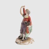 Antique Porcelain Figure “Danseurs de Bal” of Frankenthal by Carl Theodor, 18th Century We present a splendid 18th century porcelain figurine, depicting a dancing couple, the work of renowned artist Carl Theodor. Originating from the prestigious Frankenthal manufactory in Germany