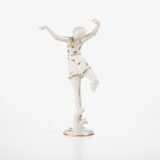 Art Deco Porcelain Figurine by D. Charol for Rosenthal, Germany c.1925 An exceptional Art Deco porcelain figurine, designed by celebrated sculptor Dorothea Charol and produced by Rosenthal in Bavaria around 1925. Known for her refined, modernist interpretations of the female form, Charol created some of Rosenthal’s most iconic Art Deco figures.