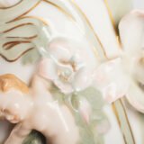 Antique German Art Nouveau Porcelain Vase by Karl Ens – Cupid and Maiden – Hand Painted, ca. 1900 This exceptional German Art Nouveau porcelain vase was crafted by Karl Ens Porzellanmanufaktur in the early 20th century, around 1900–1910. An exquisite example of Jugendstil decorative art. Dimensions: • Height: 15.7 in • Diameter: 9.1 in