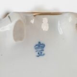Antique 18th century Ludwigsburg porcelain figurine: Rococo musical couple with mandolin and harp