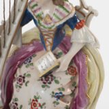 Antique Ludwigsburg 18th C. Porcelain Figurine: The Musical Couple - Image 32
