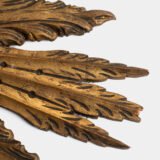 Exceptional antique sunburst mirror, Art Deco Portugal, 62 cm (24.4 in).