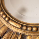 Exceptional antique sunburst mirror, Art Deco Portugal, 62 cm (24.4 in).
