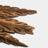 Exceptional antique sunburst mirror, Art Deco Portugal, 62 cm (24.4 in).