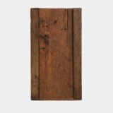 Historic Gothic oak relief with crowned fleur-de-lis arms of Anne de Bretagne, Flamboyant carving c.1495–1510, original patina.