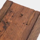 Historic Gothic oak relief with crowned fleur-de-lis arms of Anne de Bretagne, Flamboyant carving c.1495–1510, original patina.