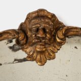 Exceptional Italian Baroque mirror with original mercury glass, unrestored gilding and authentic patina, ca. 1720–1750