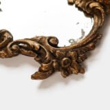 Exceptional Italian Baroque mirror with original mercury glass, unrestored gilding and authentic patina, ca. 1720–1750