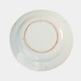 18th century French faience plate with polychrome birds and floral decoration, attributed to Desvres or Vron, wall-mounted antique ceramic, ca. 1760–1780