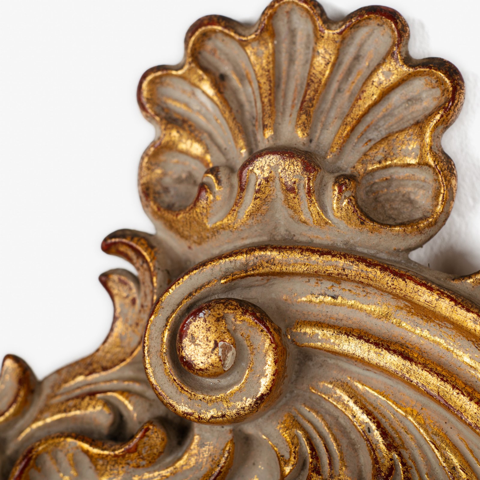 Rococo Gilt Mirrors, antique Portuguese Rococo Revival pair, hand-carved giltwood frames with original mirror glass, circa 1880–1920