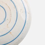 De Witte Ster Delft blue and white plate with six-pointed star and CB underglaze mark, Cornelis Brouwer period, ca. 1724–1738