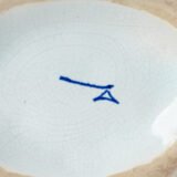 Antique Delft Vases in cobalt blue with lid and bird finial, hand-painted hexagonal bodies with Dutch scenes and blue underglaze mark on the base.