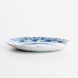 Antique delft plate 18th century chinoiserie birds De Witte Ster Cornelis Brouwer (c. 1724–1738) blue white Delft ceramic