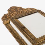 antique brass mirror cabinet dutch art nouveau wall cabinet with beveled mirror circa 1900