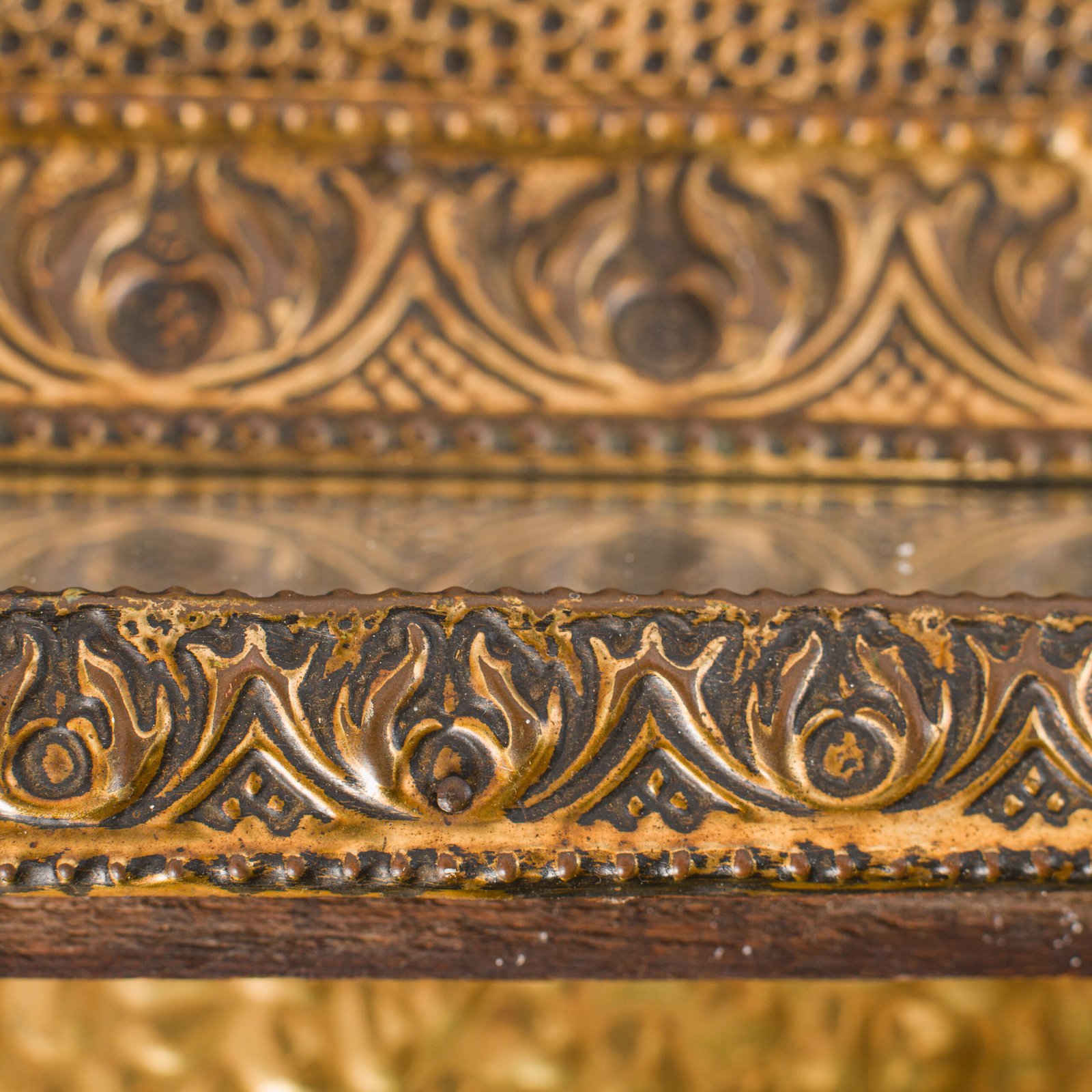 antique brass mirror cabinet dutch art nouveau wall cabinet with beveled mirror circa 1900
