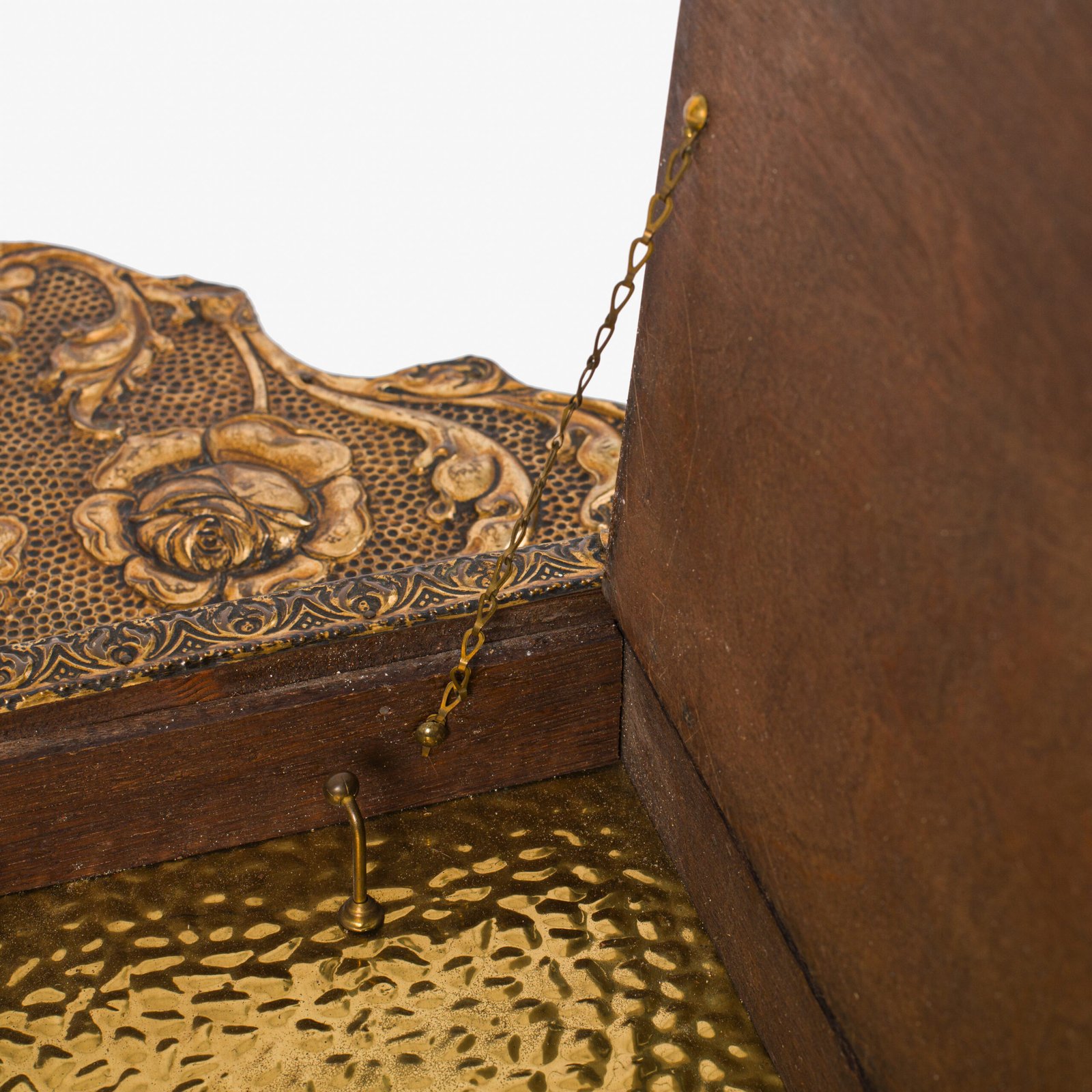 antique brass mirror cabinet dutch art nouveau wall cabinet with beveled mirror circa 1900
