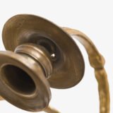 French Girandole Sconces gilt bronze wall sconces beveled mirrors Rococo Revival cherubs female mascarons 19th century