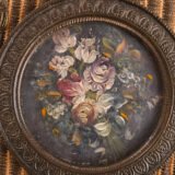 Antique French Wall Panels with Putti, Floral Miniatures and Belle Epoque Silk Decoration, Circa 1910–1920