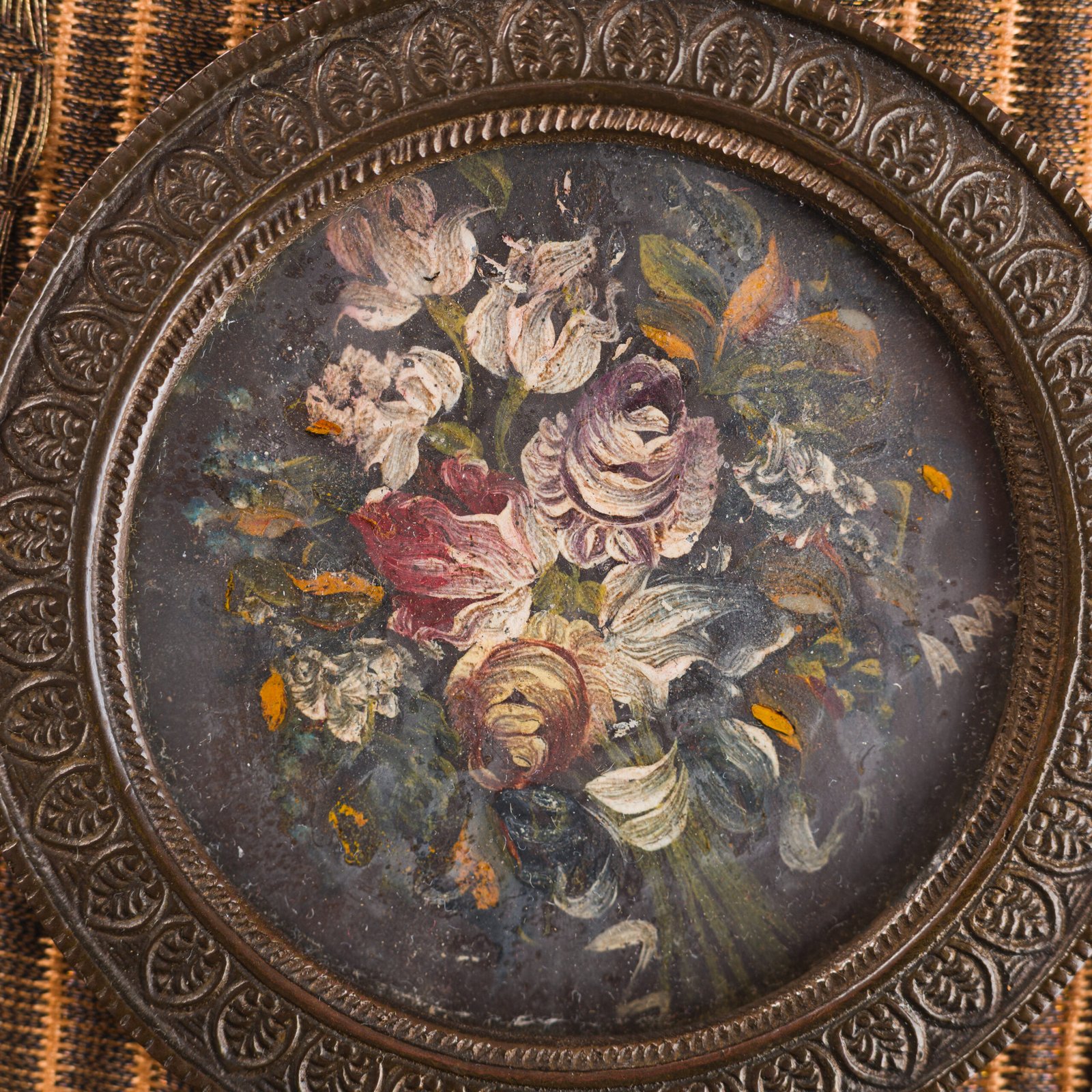 Antique French Wall Panels with Putti, Floral Miniatures and Belle Epoque Silk Decoration, Circa 1910–1920